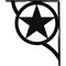 Ekena Millwork Austin Wrought Iron Bracket, (Triple center brace), Powder Coated Black 2"W x 12"D x 15"H BKTM02X12X15TAU - alternate 7